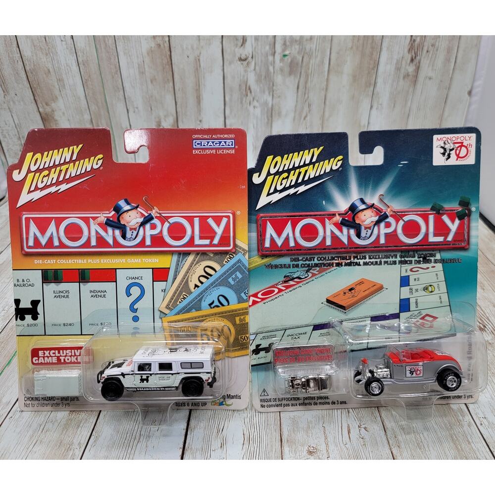 Johnny Lightning 2005 Monopoly 70th Anniversary 32 Ford Roadster & 00 Hunner